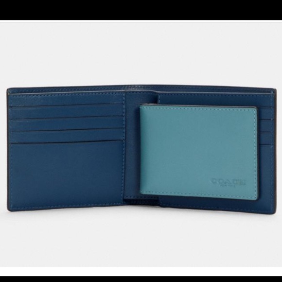 Coach Boxed 3 in 1 wallet gift set in Colorblock - Picture 3 of 9
